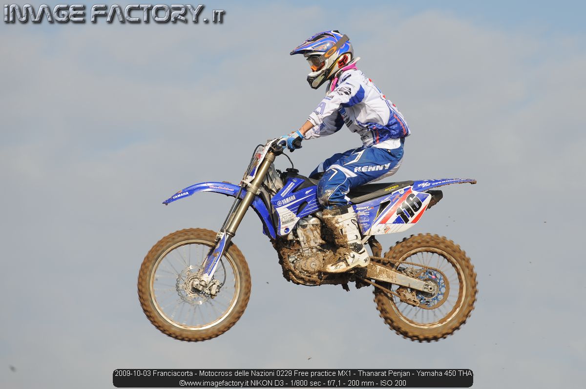 2009-10-03 Franciacorta - Motocross delle Nazioni 0229 Free practice MX1 - Thanarat Penjan - Yamaha 450 THA